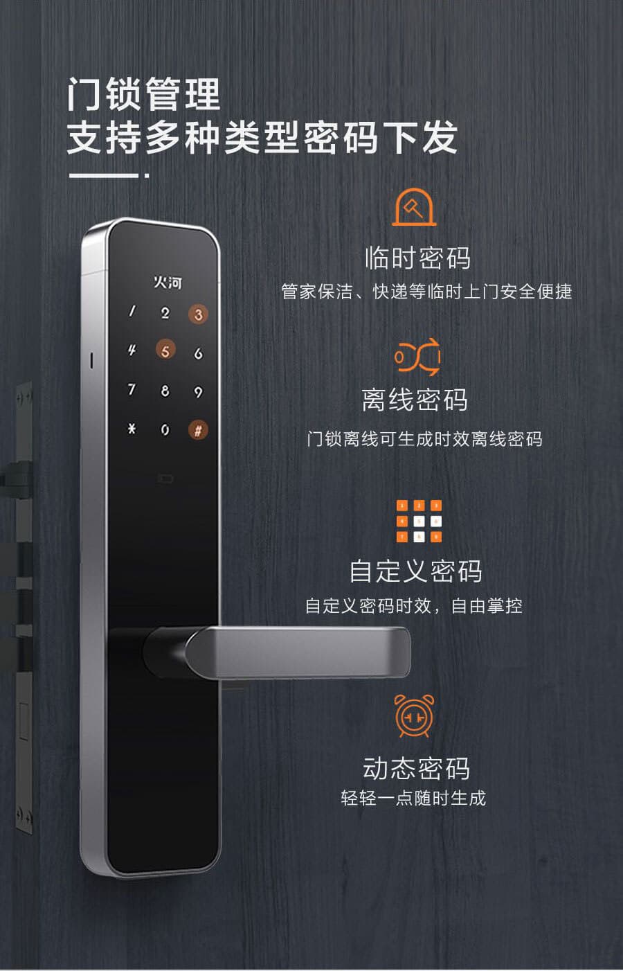 果加火河智能鎖A230SLC 蛋殼同款 