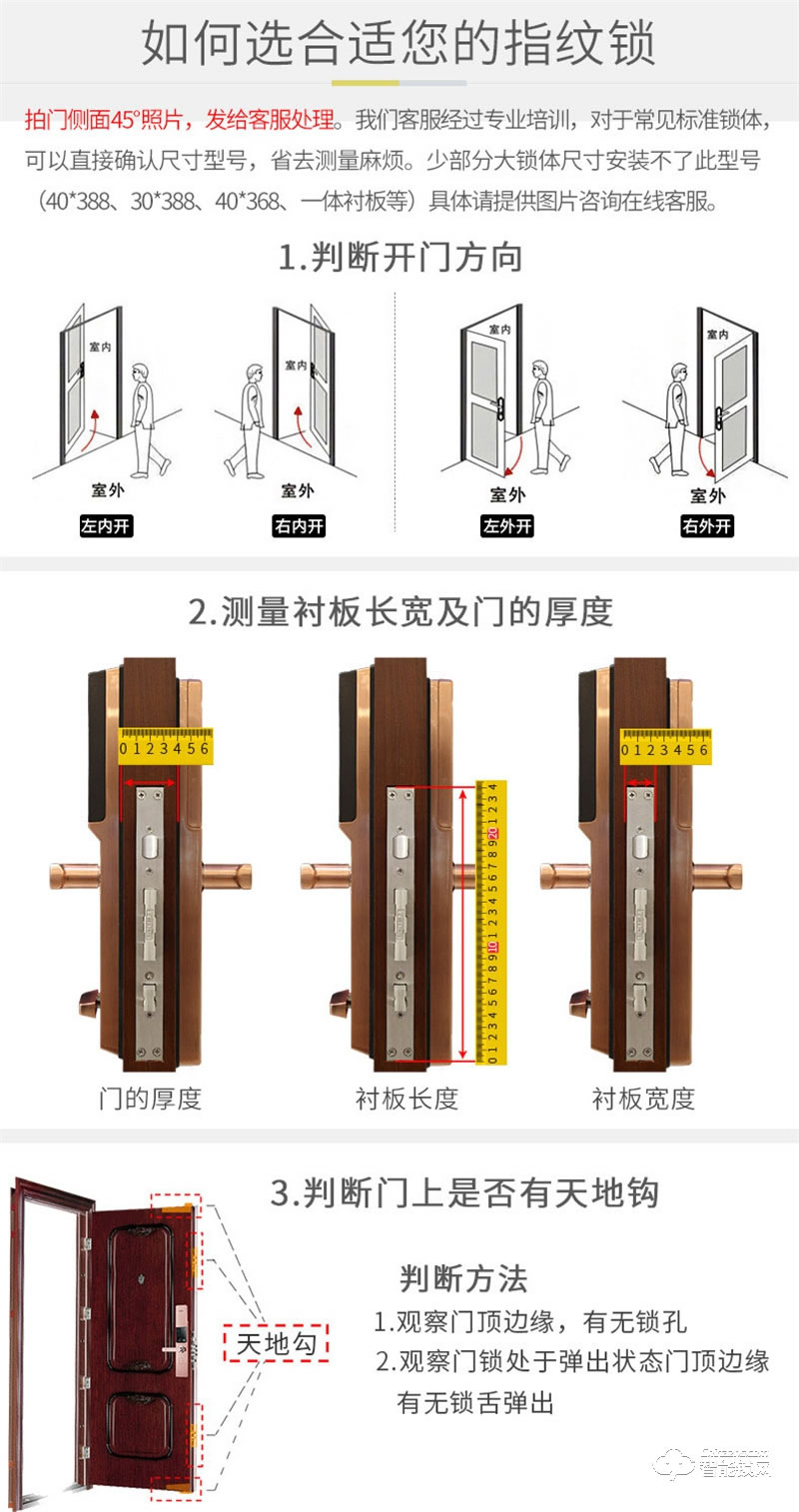 亞太天能A3全自動指紋鎖 門內(nèi)外雙芯雙系統(tǒng)