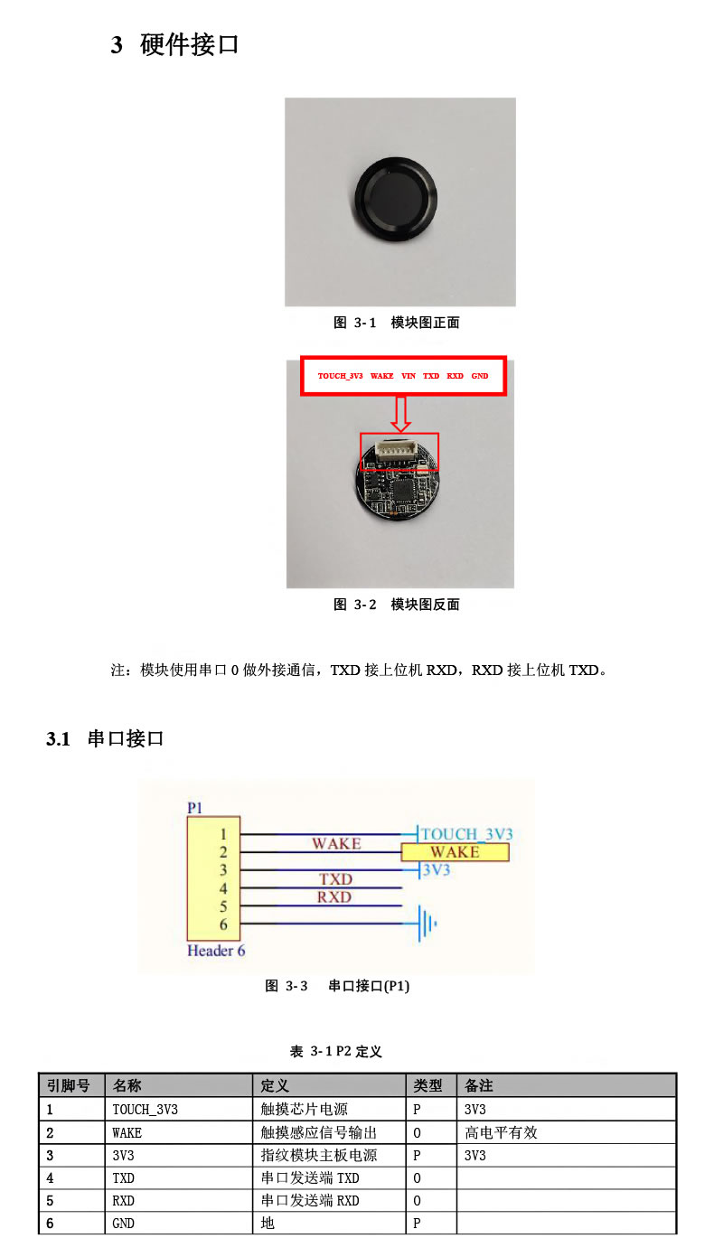 優庫 DW232Y指紋識別模塊