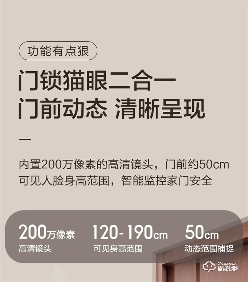 飛利浦智能鎖702 可視貓眼視頻監(jiān)控全自動密碼鎖