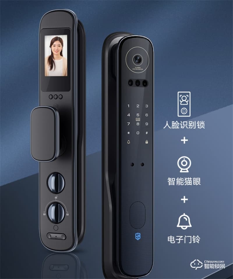 石將軍J6 plus智能門鎖 密碼鎖家用防盜電子鎖