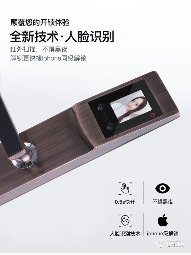 伯匠BJ-601智能鎖 家用門鎖防盜電子鎖