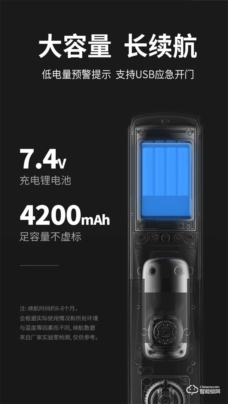德奧西全自動智能鎖D881M 指紋鎖電子鎖