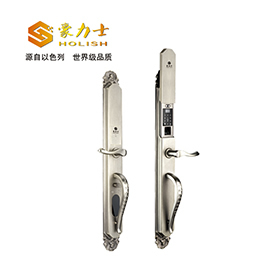 豪力士別墅指紋鎖 手機感應智能家居聯動密碼智能鎖雙開別墅門鎖