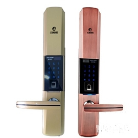 千御物聯(lián)智能鎖 滑蓋智能指紋門鎖q7888f