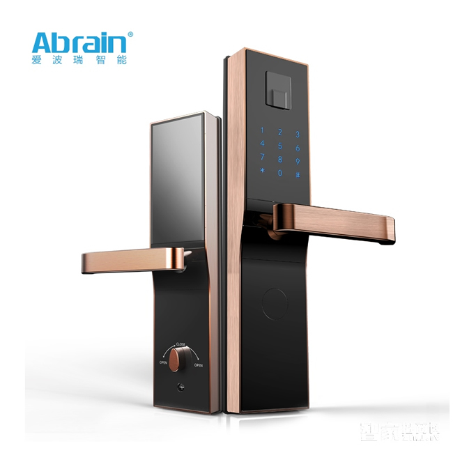 愛波瑞Abrain智能鎖 家用直板指紋密碼鎖