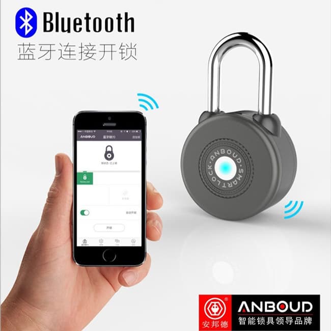 安邦德鎖具 藍牙智能鎖 防水設計智能掛鎖