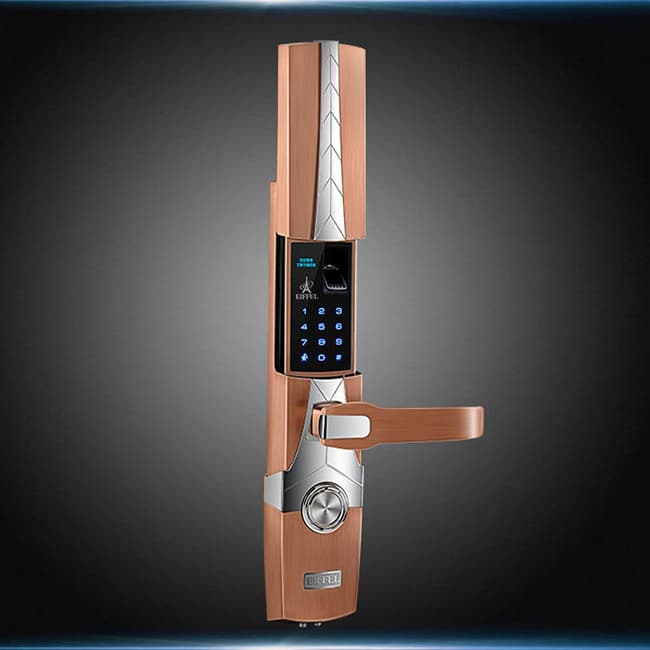 艾菲爾指紋鎖 高防盜指紋鎖 高端智能指紋密碼鎖