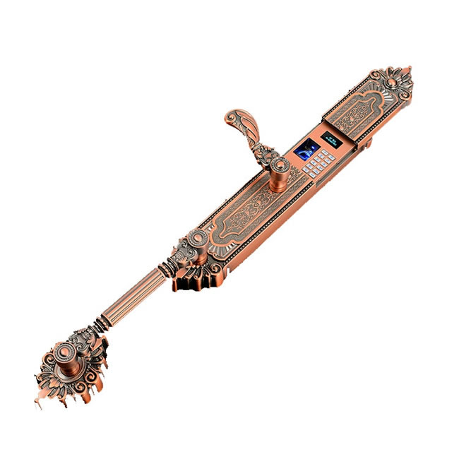 艾菲爾指紋鎖 別墅專用滑蓋智能鎖 歐式智能指紋鎖