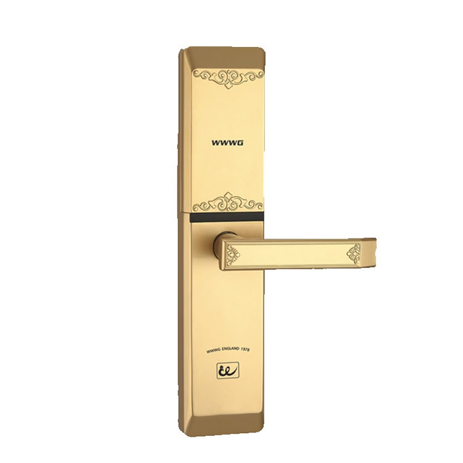 吾愛(ài)吾家高檔滑蓋指紋密碼鎖 家用電子鎖