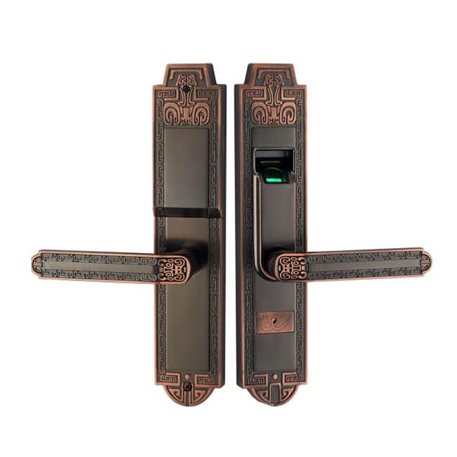 吾愛(ài)吾家指紋鎖 豪華室內(nèi)門(mén)指紋鎖 別墅高檔智能鎖