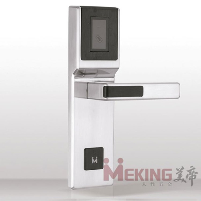 美帝智能鎖 小區入戶門防盜門鎖 酒店賓館磁卡鎖