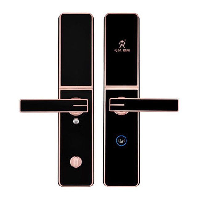 好漢智能電子感應門鎖 手機APP防盜指紋鎖