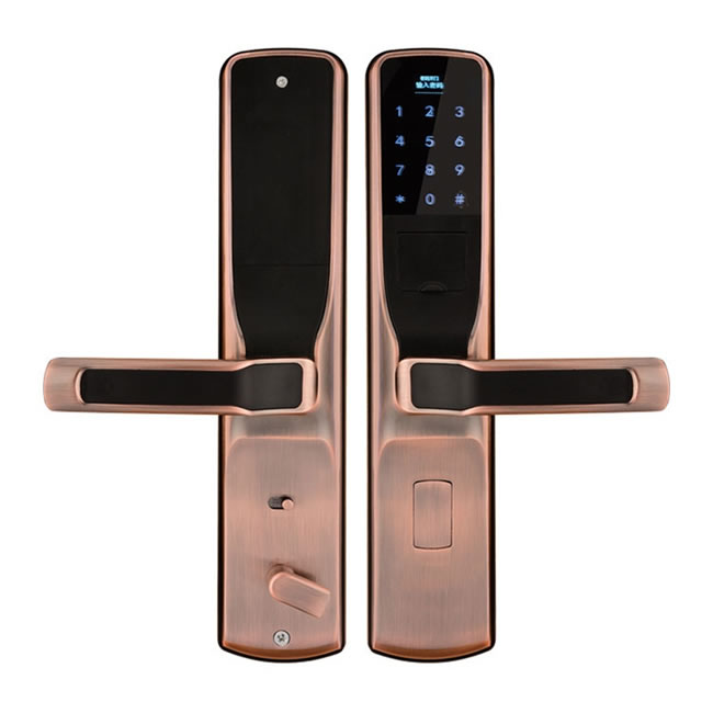 恩比德德國工藝智能鎖 防盜門指紋密碼鎖