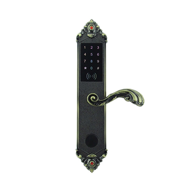 長晟酒店鎖 歐式電子密碼鎖 別墅公寓智能門鎖