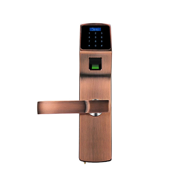 長晟酒店鎖 鋅合金防火設(shè)計(jì)指紋密碼鎖 防盜門電子鎖