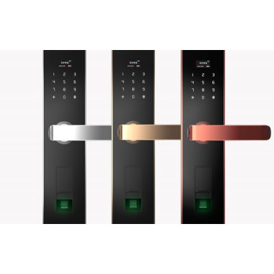 簡舒智能指紋鎖S002 直板家用防盜門木門智能鎖 電子密碼鎖