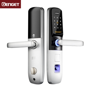 尊爵直板指紋鎖 智能識別指紋密碼鎖 家用防盜門指紋鎖