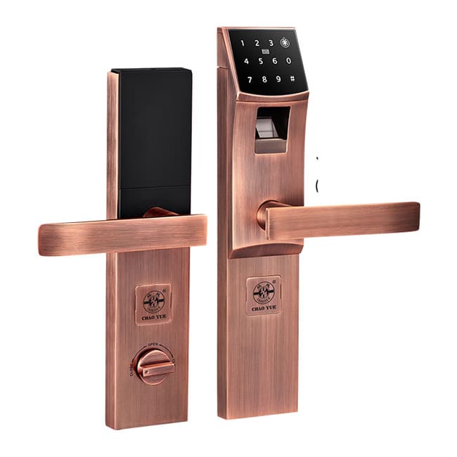 一馬平川智能鎖Y-1120 防盜指紋鎖 家用直板電子密碼鎖