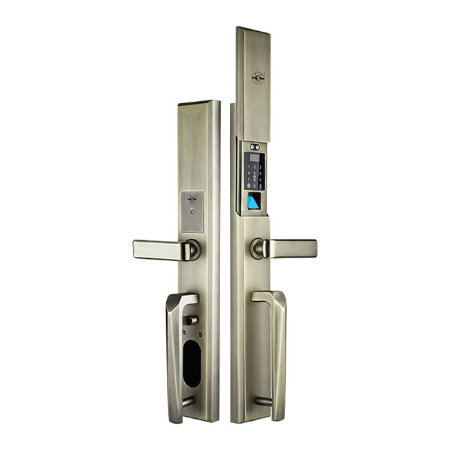 一馬平川指紋鎖Y-1119 別墅門指紋鎖 防盜電子密碼鎖