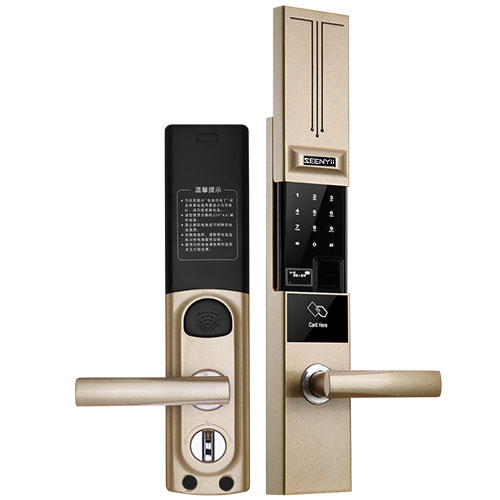 seenyii指紋鎖 SY-A指紋密碼鎖 防盜門滑蓋智能鎖