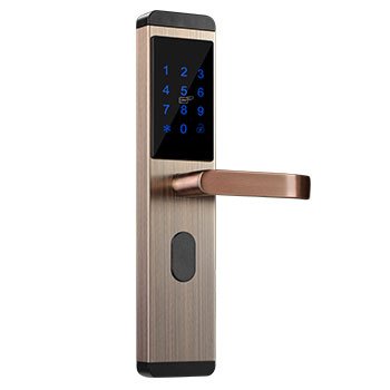 普藍盾智能門鎖 防盜指紋密碼鎖 家用直板電子密碼鎖