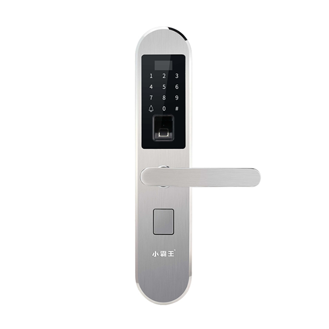 小霸王指紋鎖 不銹鋼指紋鎖E3防盜防撬鎖