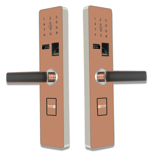 美爾固指紋鎖 電子密碼感應鎖遠程控制鎖