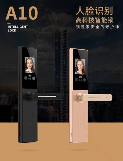 浩宇興智能鎖 人臉識別鎖防盜門鎖密碼鎖