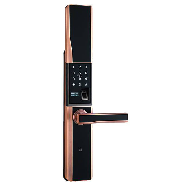 普利多智能鎖 滑蓋指紋鎖 防盜門密碼鎖