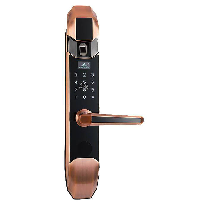 普利多智能鎖 小滑蓋指紋鎖 防盜門智能鎖