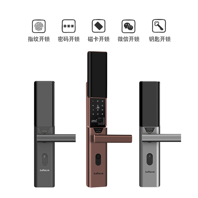 森萊智聯智能鎖 家用防盜門電子密碼鎖指紋鎖