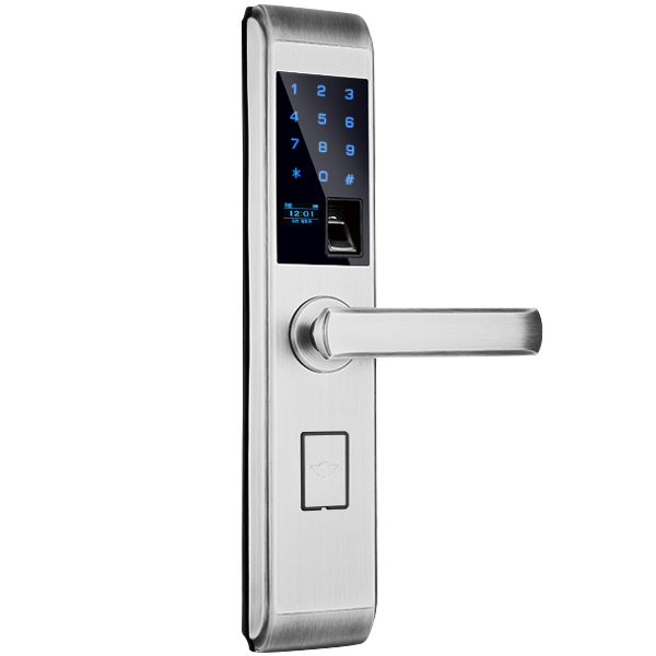 華鷹智能鎖 不銹鋼指紋鎖 直板指紋密碼鎖HY-2017