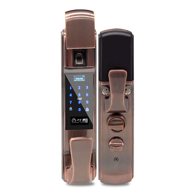 安久和智能鎖 全自動指紋鎖防盜門滑蓋半導體指紋鎖