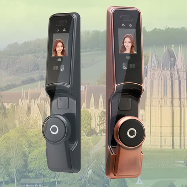 紋盾美智能鎖 F360人臉識別智能指紋鎖