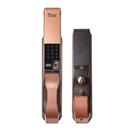 靈靈狗智能鎖 B-706時尚滑蓋密碼指紋鎖