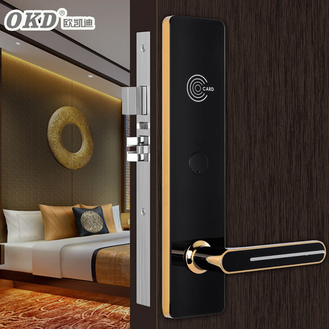 歐凱迪智能鎖 酒店賓館刷卡鎖磁卡感應鎖