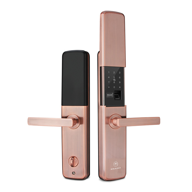 中立（zoli）智能鎖 Z7經典款時尚滑蓋指紋智能鎖