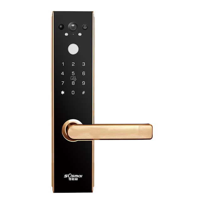 零距離智能鎖 P728智能貓眼遠程密碼鎖