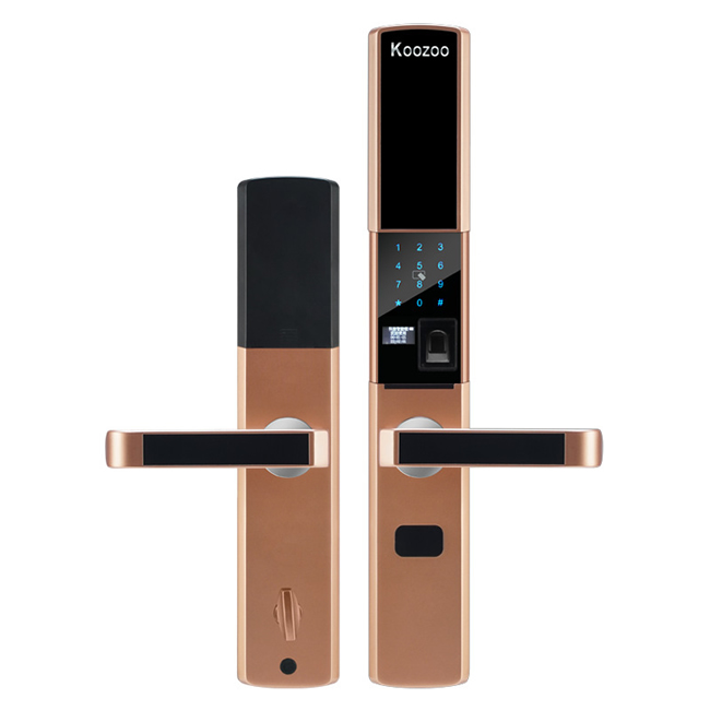 科族智能鎖 k82全自動滑蓋廠家智能防盜門鎖