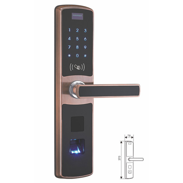 吉爾保盾智能鎖 A11自動上鎖雙離合芯片智能鎖