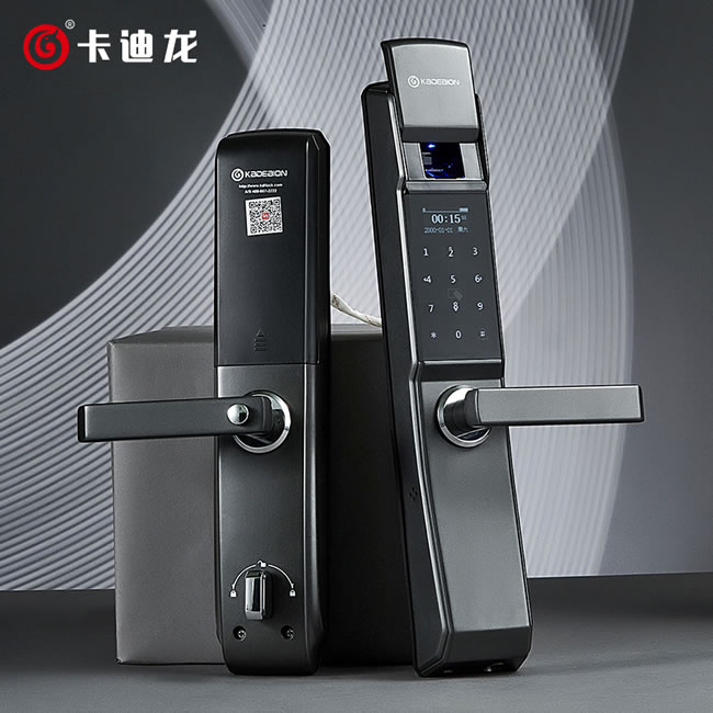 卡迪龍智能鎖 全自動滑蓋電子智能鎖刷卡門鎖