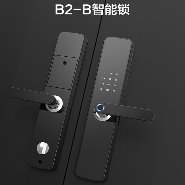 居聯智能鎖 B2-B電磁防護活體指紋智能鎖