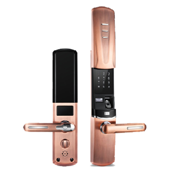 家安芯智能鎖 滑蓋密碼指紋智能鎖