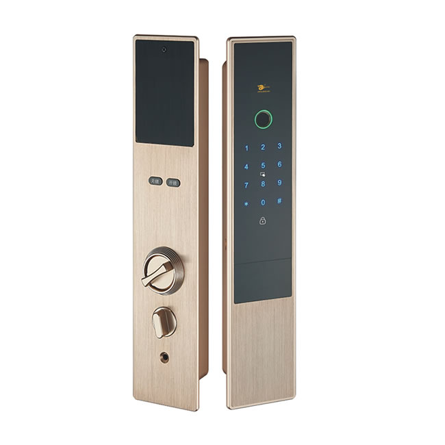 黃金龍智能鎖 K11全自動直板指紋密碼鎖
