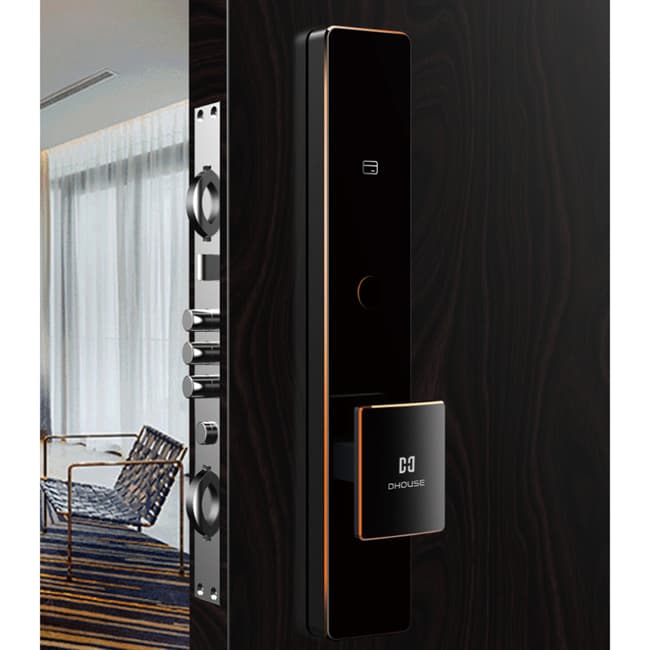 蒂昊斯智能鎖 D03推拉式指紋密碼鎖