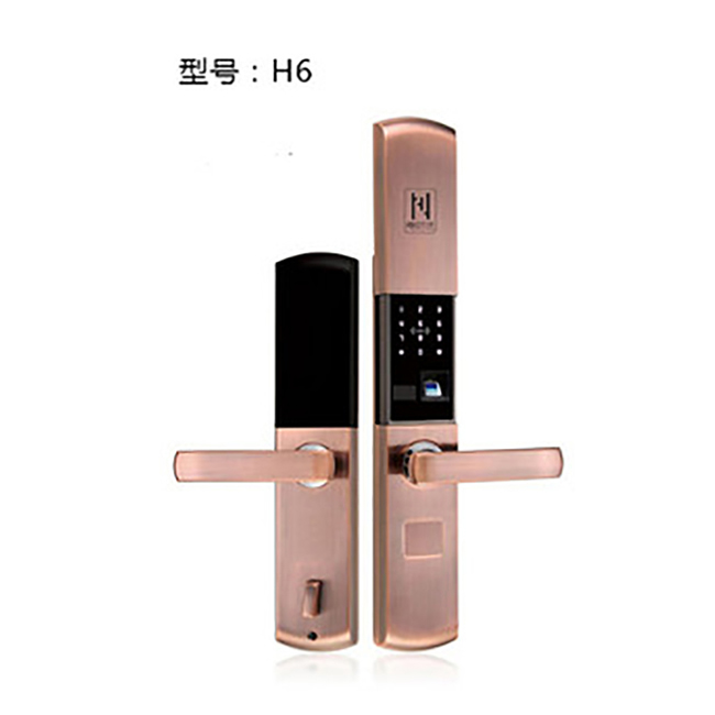 嘉好佳智能鎖 H6滑蓋指紋密碼智能鎖