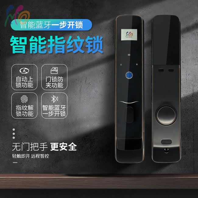菲花奧智能鎖 防盜門遠程電子密碼磁卡鎖
