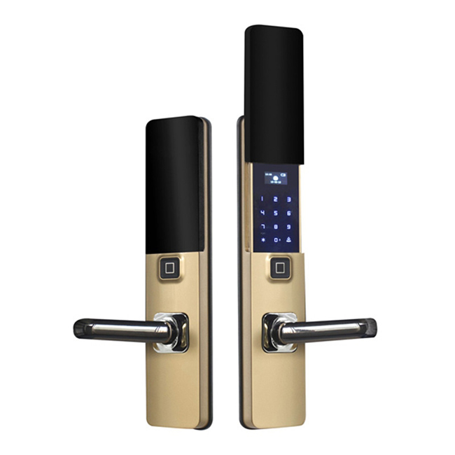 晨新智能鎖 時尚滑蓋密碼指紋鎖