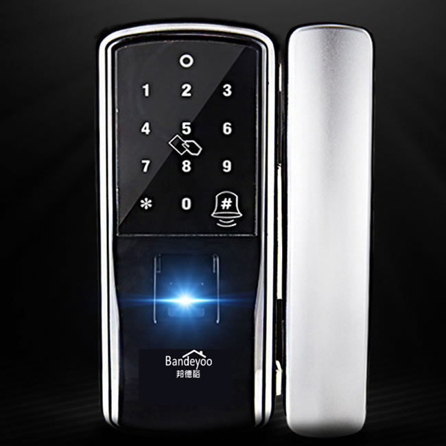 邦德裕智能鎖 KC-906遙控智能玻璃指紋門鎖